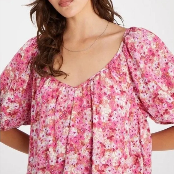 NWT Sanctuary “The House Dress” Babydoll Relaxed Fit Floral Flowy Dress - Picture 5 of 7